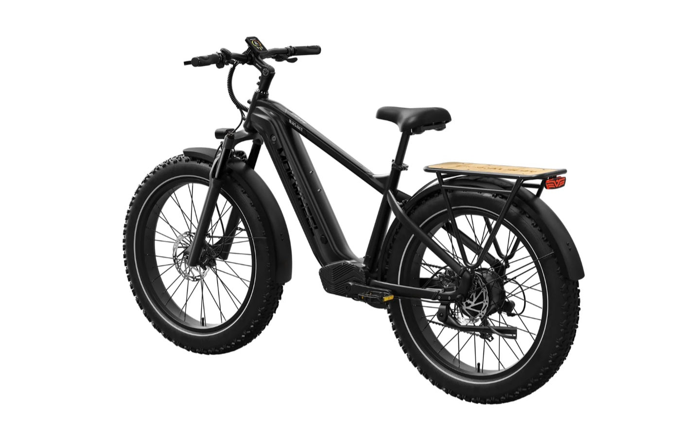 Fall Clearance Sale - Basalt Power Station E-Bike ( Front Suspension, Step Over, Fat Tire ) with Free Deluxe 10 Accessory Pack ( $699 Value for Free! ) Includes Front/Back Fenders & Rear Rack
