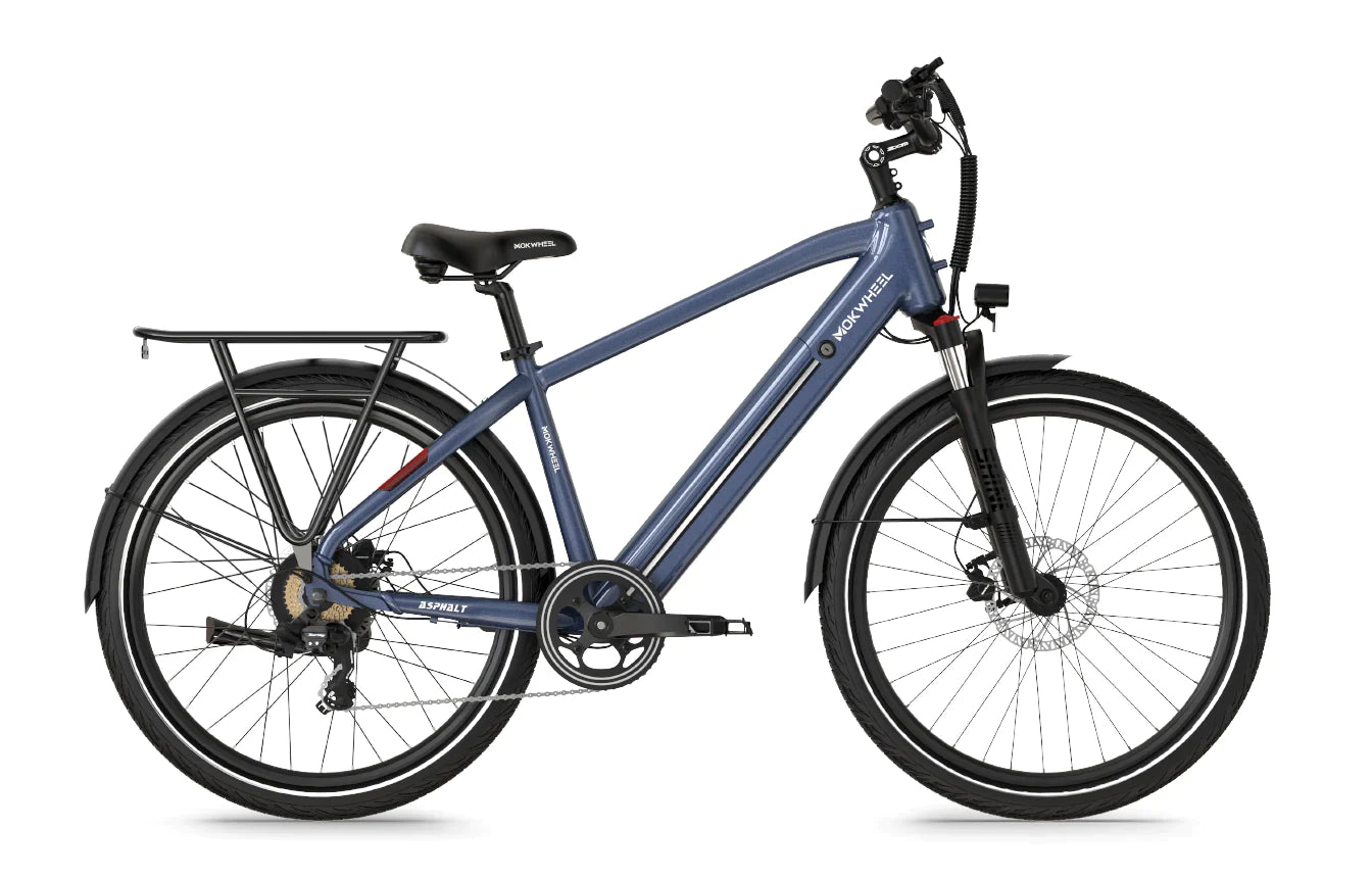 Super Clearence Sale - Asphalt 2.0 E-Bike - FULLY ASSEMBLED - E-Bike with Free Basic 5 Accessory Pack ( $355 Value for Free! ) - PICKUP ONLY - NO SHIPPING - includes Front/Back Fenders, Rear Rack.