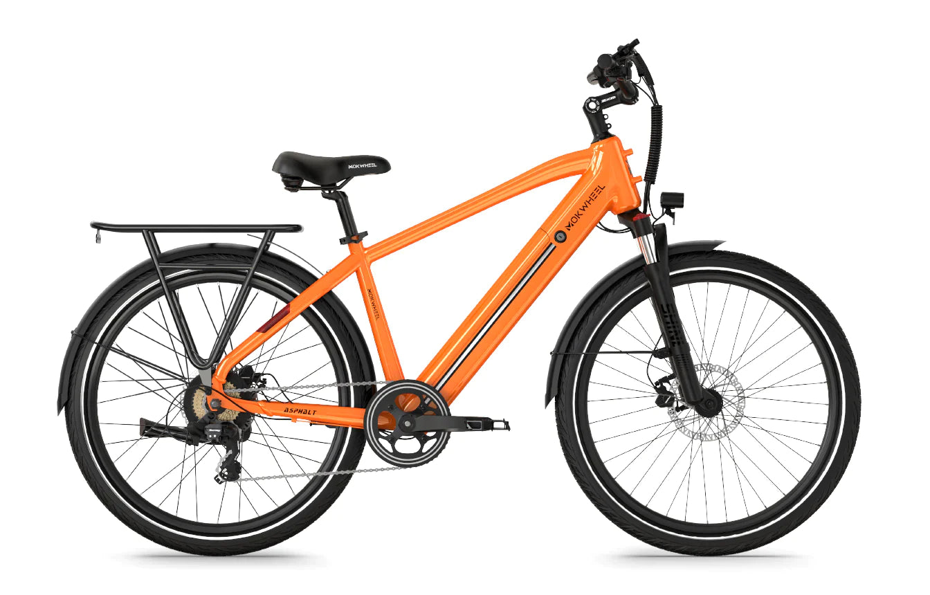 Asphalt 1.0 E-Bike with Free Basic 5 Accessory Pack ( $355 Value for Free! ) includes Front/Back Fenders, Rear Rack.