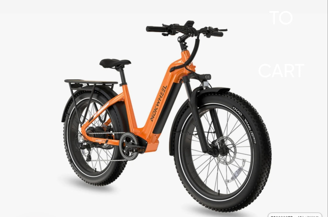 Fall Clearance Sale - Basalt ST Power Station E-Bike ( Front Suspension, Step Thru, Fat Tire ) with Free Deluxe 10 Accessory Pack ( $699 Value for Free! ) Includes Front/Back Fenders & Rear Rack