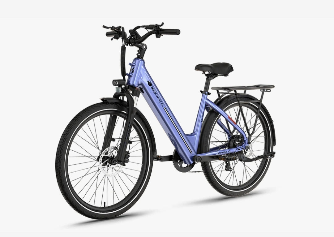 Asphalt ST 2.0 E-Bike ( Front Suspension ) with Free Basic 5 Accessory Pack ( $355 Value for Free! ) Includes Front/Back Fenders, Rear Rack.