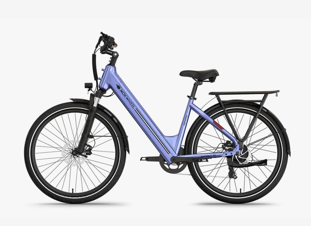 Asphalt ST 2.0 E-Bike ( Front Suspension ) with Free Basic 5 Accessory Pack ( $355 Value for Free! ) Includes Front/Back Fenders, Rear Rack.