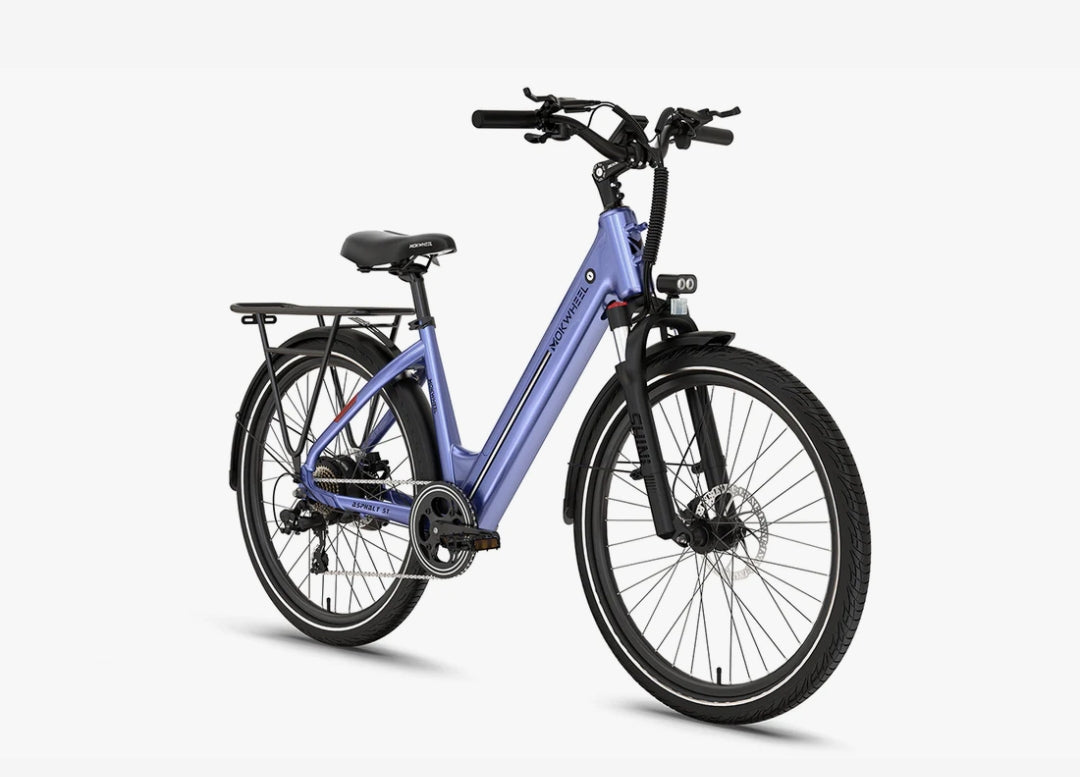 Asphalt ST 2.0 E-Bike ( Front Suspension ) with Free Basic 5 Accessory Pack ( $355 Value for Free! ) Includes Front/Back Fenders, Rear Rack.