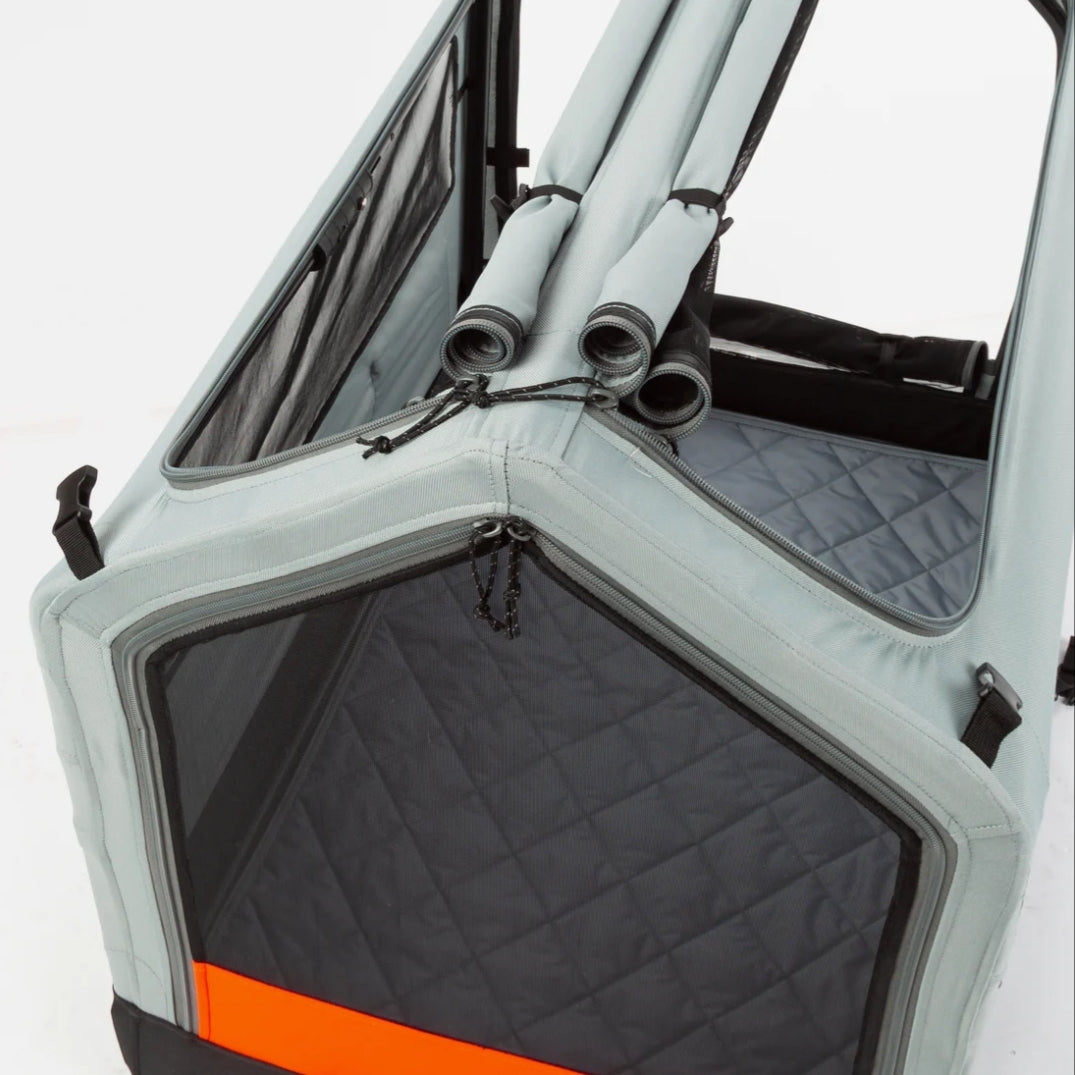 Trailer with Pet Shed - Mokwheel pull behind cargo trailer with Pet Shed