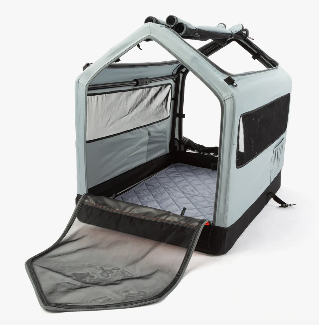 Trailer with Pet Shed - Mokwheel pull behind cargo trailer with Pet Shed