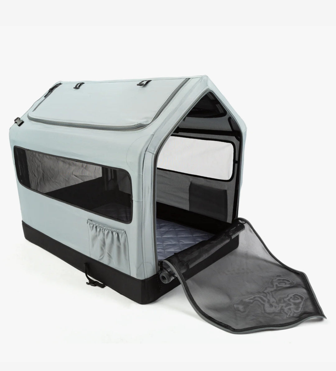 Trailer with Pet Shed - Mokwheel pull behind cargo trailer with Pet Shed