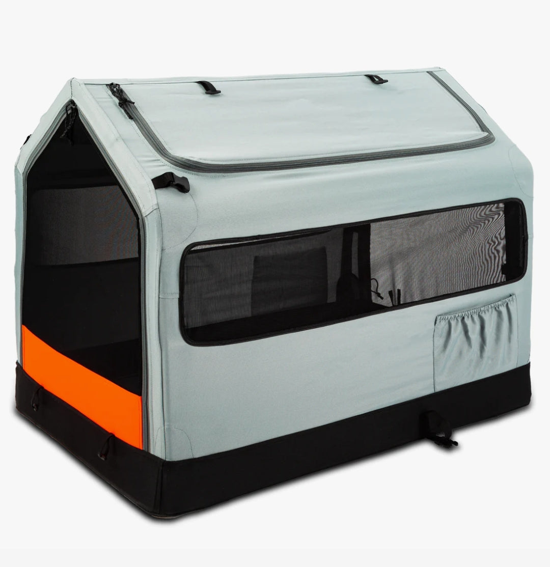 Trailer with Pet Shed - Mokwheel pull behind cargo trailer with Pet Shed