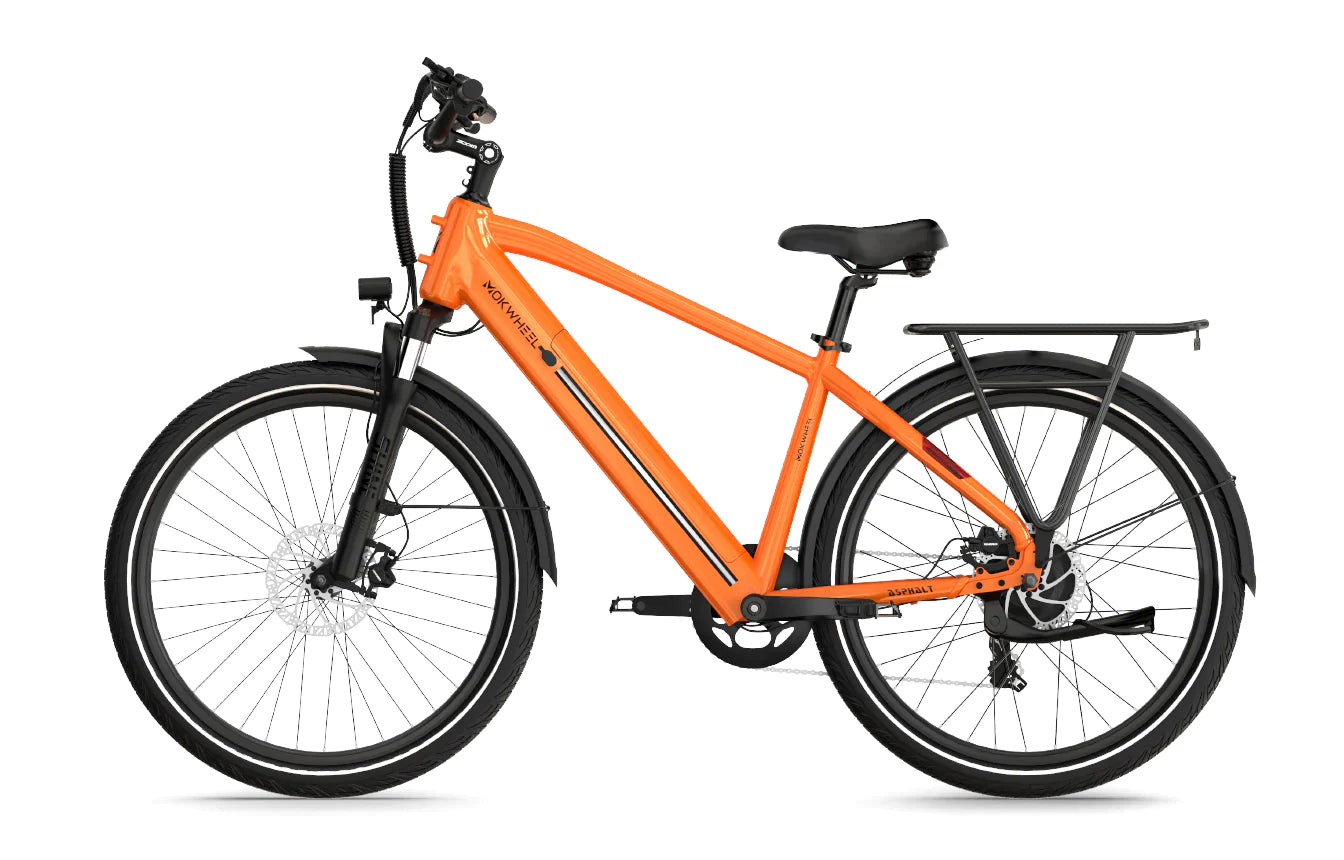 Asphalt 1.0 E-Bike with Free Basic 5 Accessory Pack ( $355 Value for Free! ) includes Front/Back Fenders, Rear Rack.
