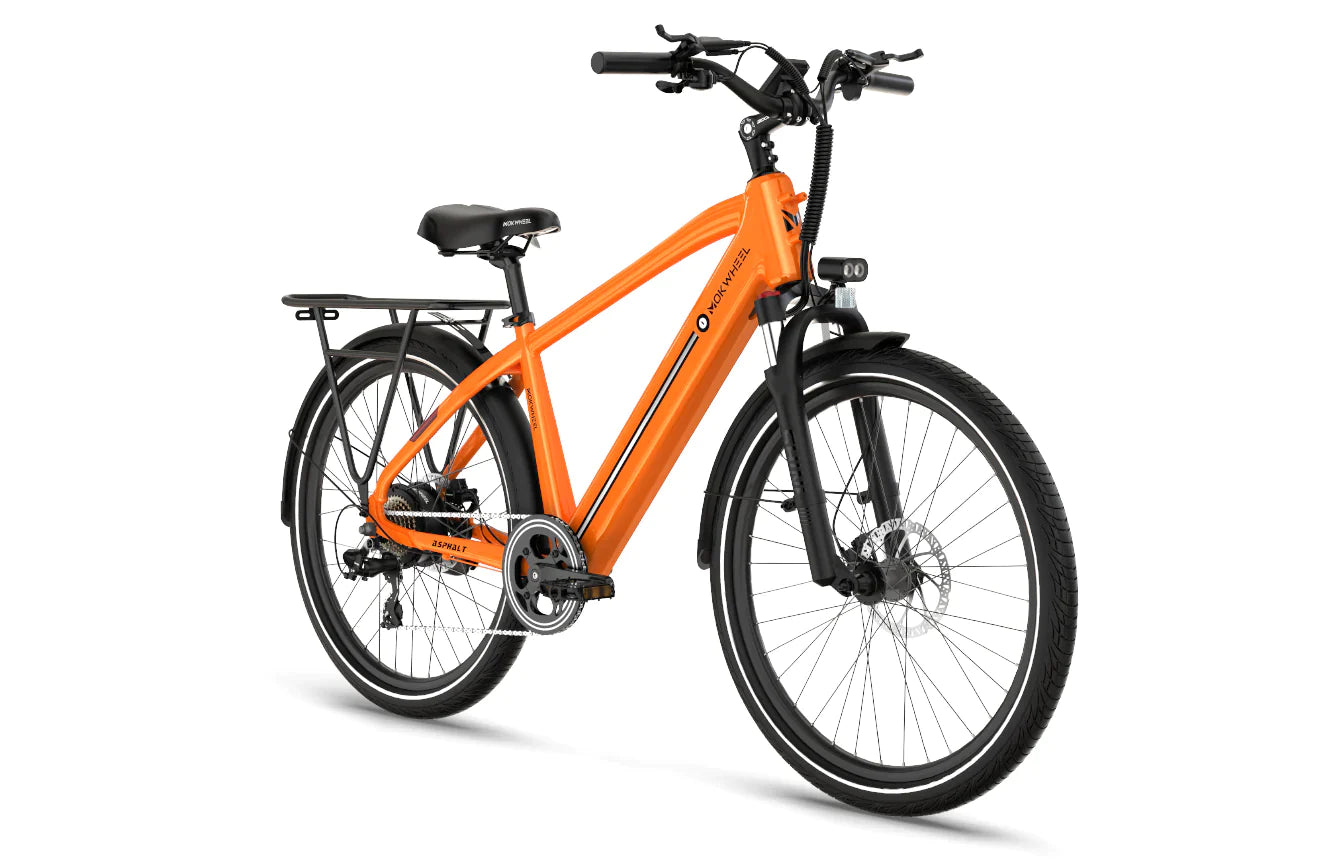 Asphalt 1.0 E-Bike with Free Basic 5 Accessory Pack ( $355 Value for Free! ) includes Front/Back Fenders, Rear Rack.