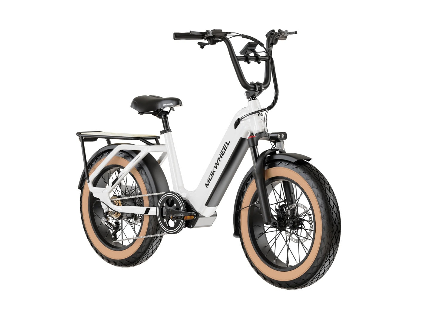 Scoria Power Station E-Bike ( Front Suspension, Step Thru, Fat Tire ) with Free Deluxe 10 Accessory Pack ( $699 Value for Free! ) Includes Front/Back Fenders, Rear Rack.