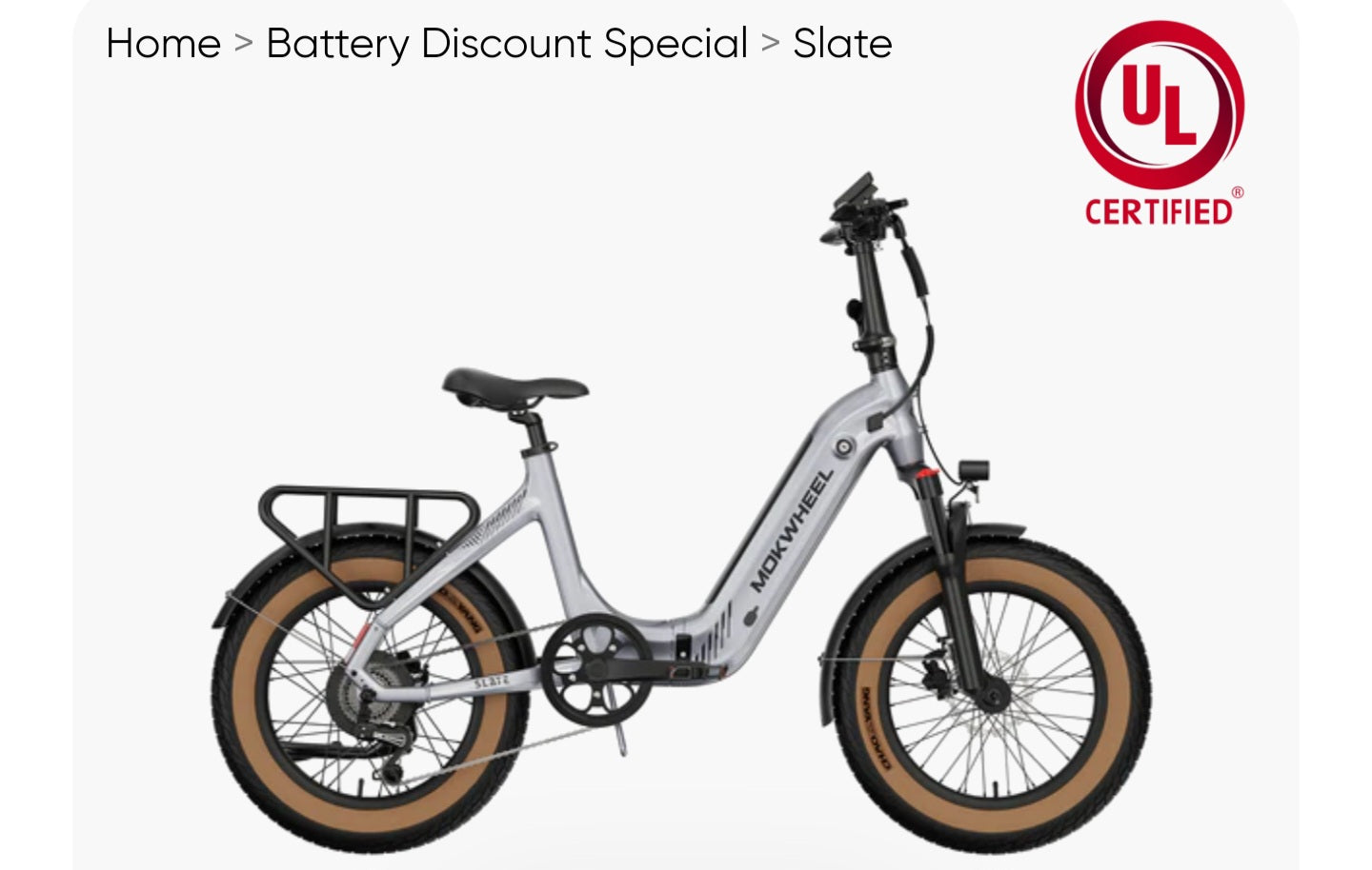 Super Clearence Sale - Slate E-Bike- FULLY ASSEMBLED ( Folding ) Power Station E-Bike - PICKUP ONLY - NO SHIPPING. With Free Deluxe 10 Accessory Pack ( $699 Value for Free! ) Includes Fenders and Rear Rack