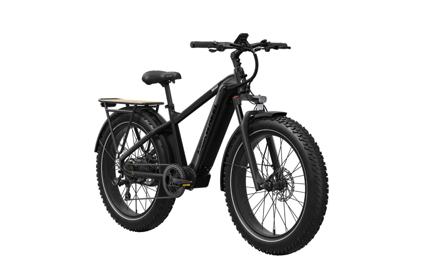 Fall Clearance Sale - Basalt Power Station E-Bike ( Front Suspension, Step Over, Fat Tire ) with Free Deluxe 10 Accessory Pack ( $699 Value for Free! ) Includes Front/Back Fenders & Rear Rack
