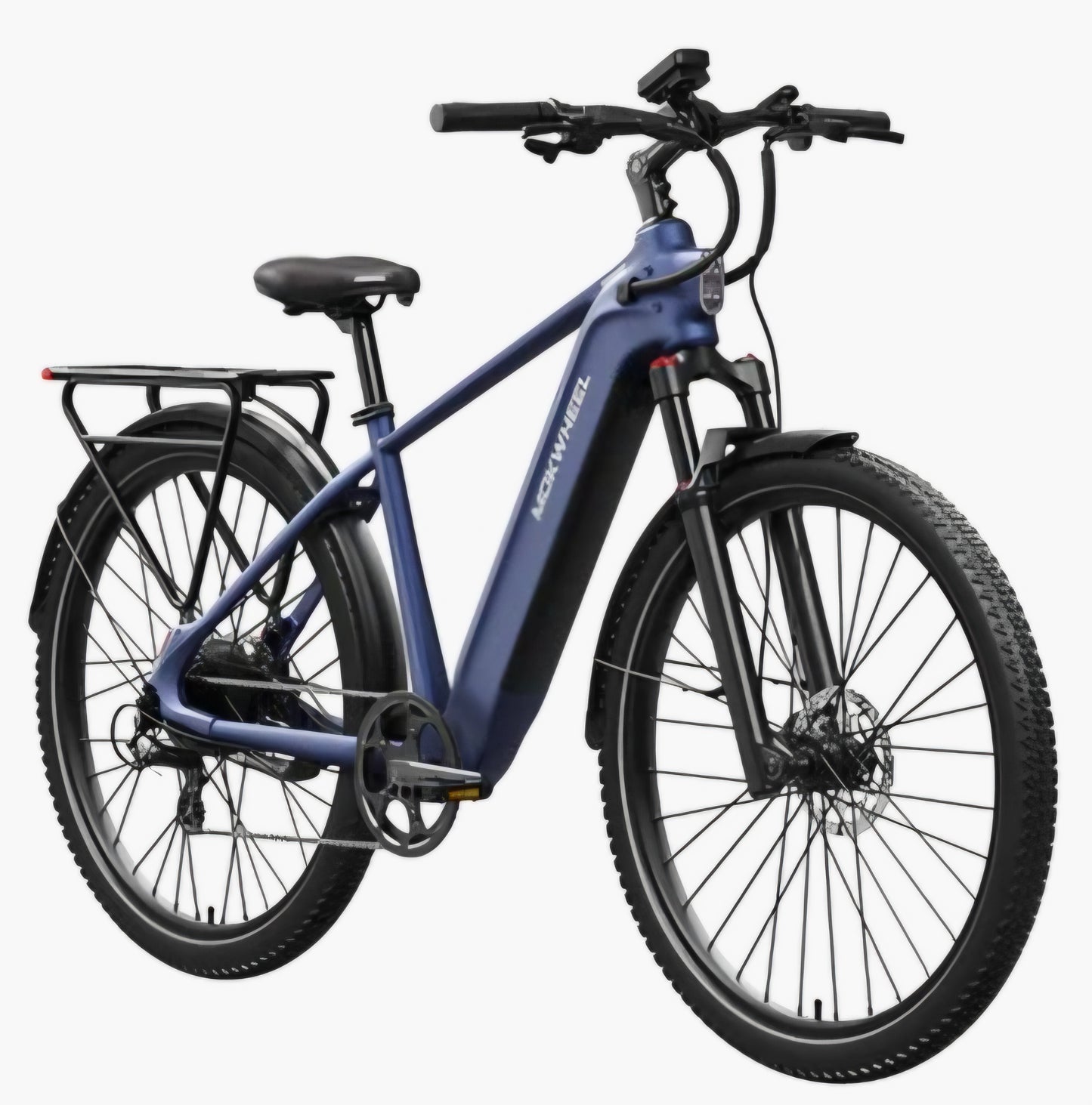 Tarmac E-Bike ( Front Suspension, Step Over ) Includes Front/Back Fenders, & Rear Rack