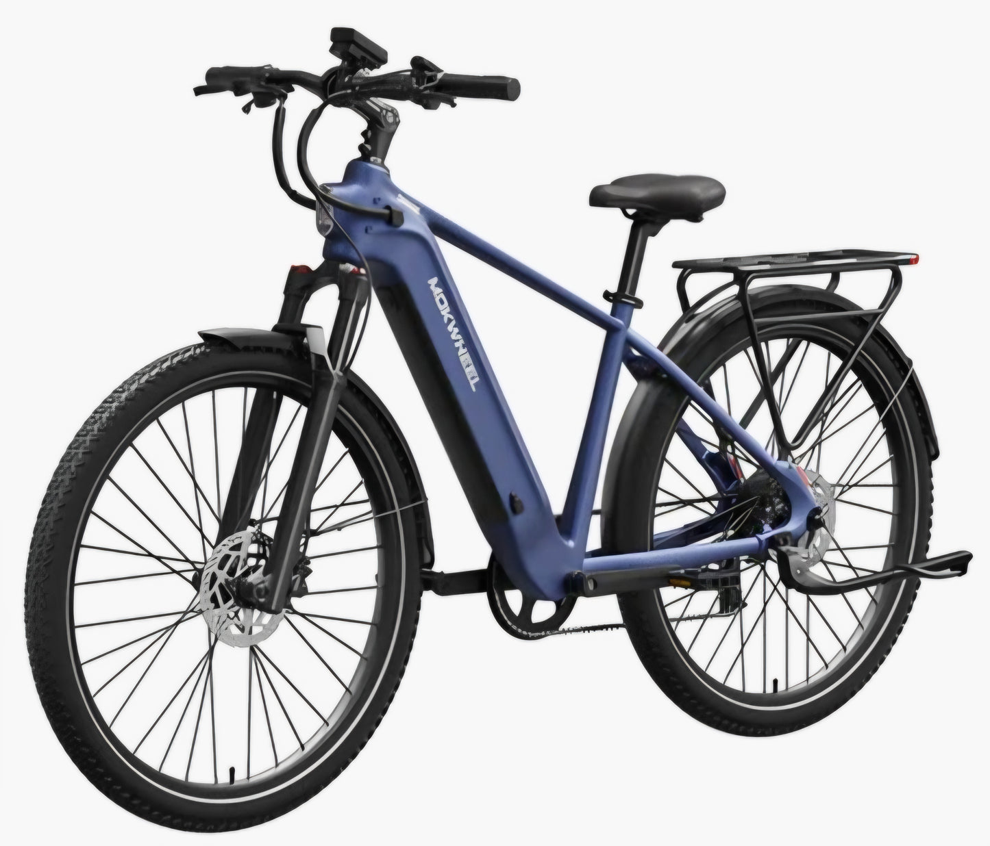Tarmac E-Bike ( Front Suspension, Step Over ) Includes Front/Back Fenders, & Rear Rack