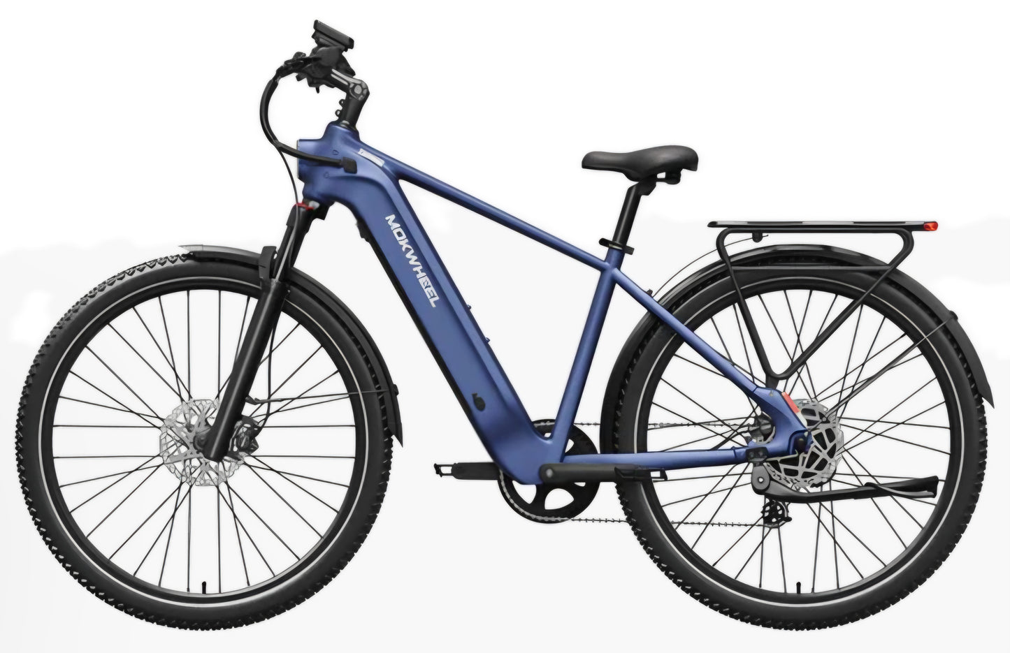 Tarmac E-Bike ( Front Suspension, Step Over ) Includes Front/Back Fenders, & Rear Rack