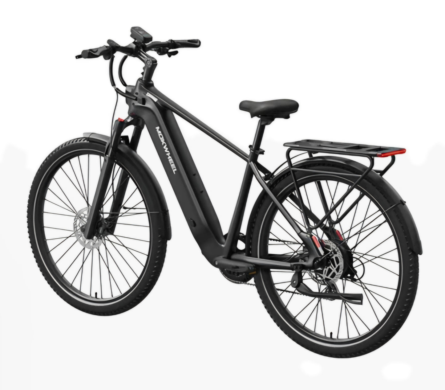 Tarmac E-Bike ( Front Suspension, Step Over ) Includes Front/Back Fenders, & Rear Rack