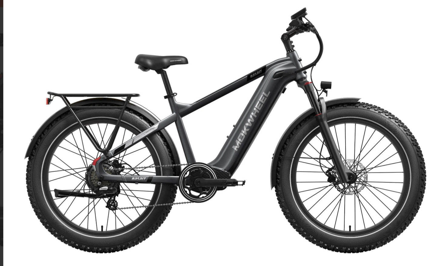 Basalt 2.0 Power Station E-Bike ( Front Suspension, Step Over, Fat Tire ) with Free Deluxe 10 Accessory Pack ( $699 Value for Free! ) Includes Front/Back Fenders, & Rear Rack.