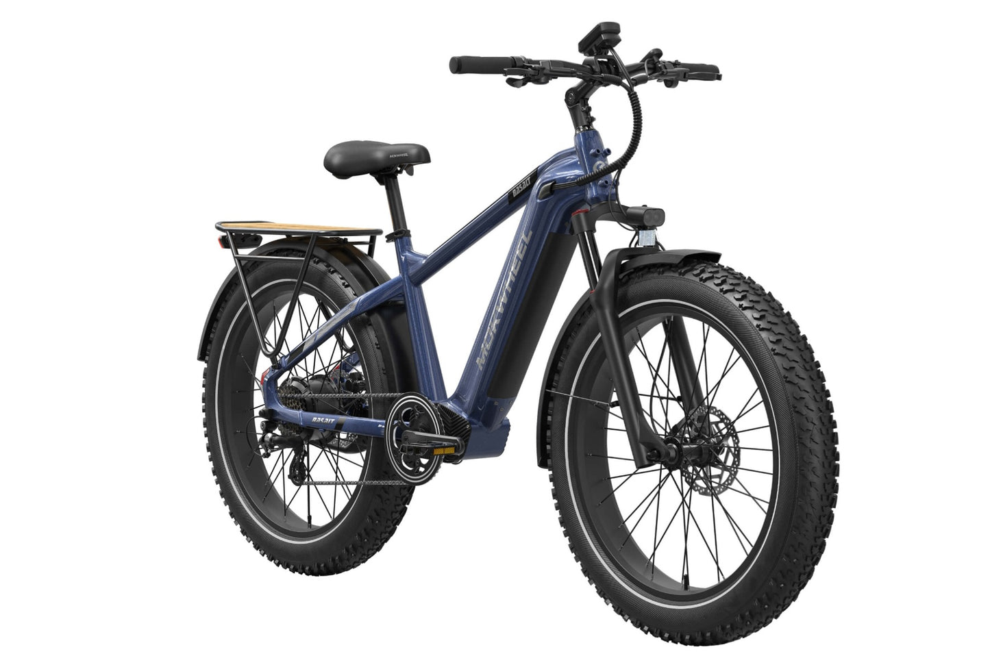 Basalt 2.0 Power Station E-Bike ( Front Suspension, Step Over, Fat Tire ) with Free Deluxe 10 Accessory Pack ( $699 Value for Free! ) Includes Front/Back Fenders, & Rear Rack.
