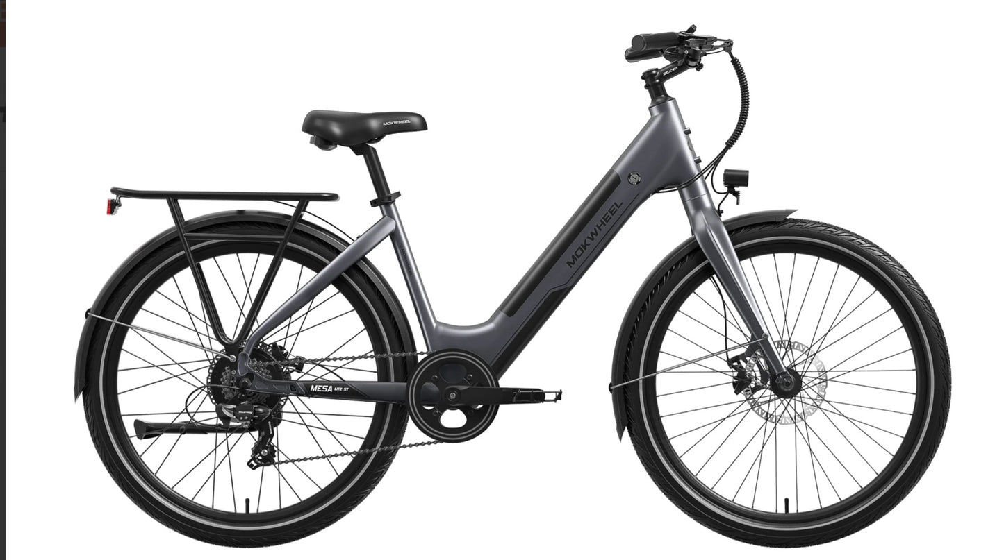 Fall Clearance Sale - Mesa Lite ST E-Bike with Free Basic 5 Accessory Pack ( $355 Value for Free! ) - includes Front/Back Fenders, & Rear Rack.