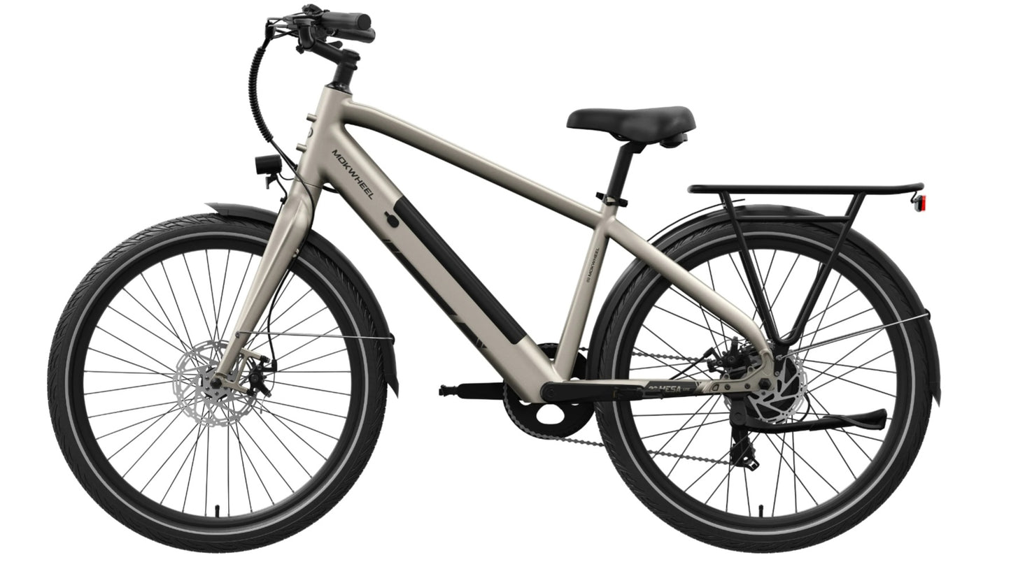Fall Clearance Sale - Mesa Lite E-Bike with Free Basic 5 Accessory Pack ( $355 Value for Free! ) Includes Front/Back Fenders, & Rear Rack.