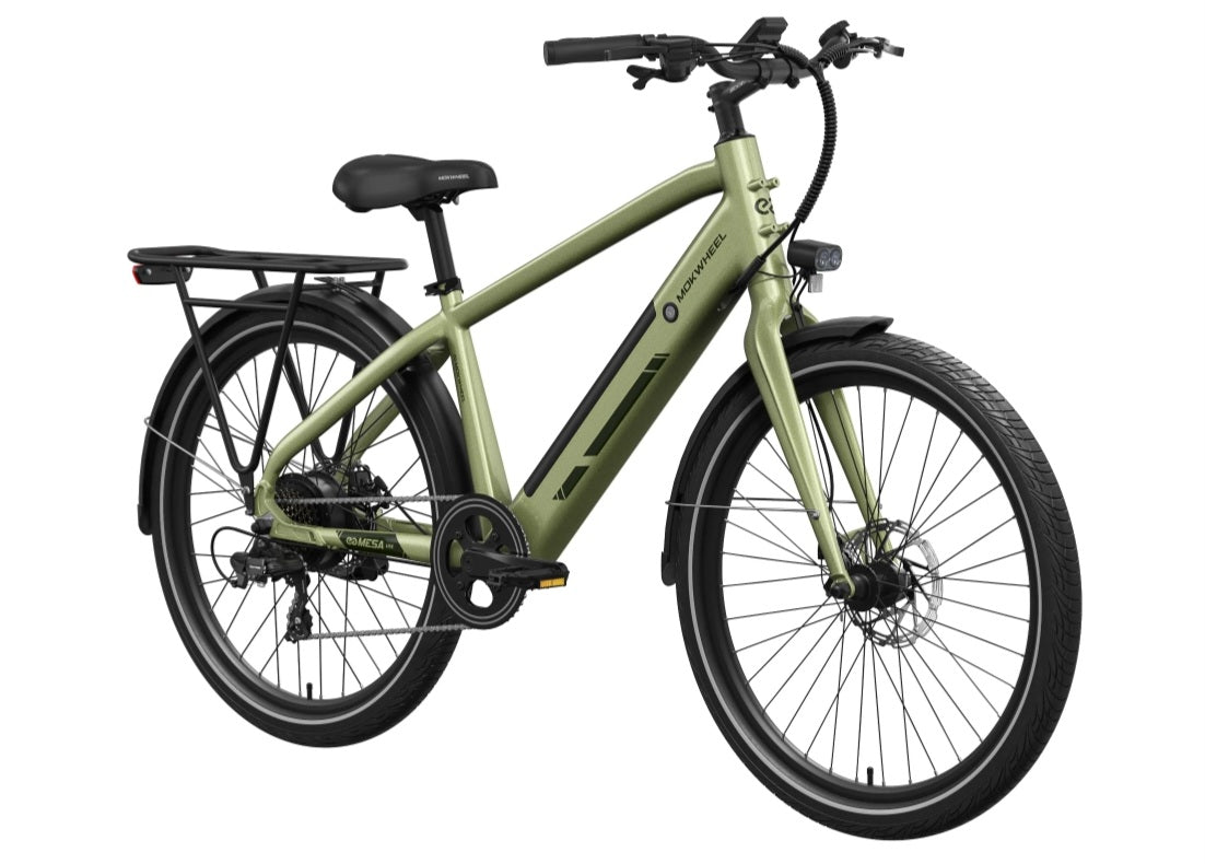 Fall Clearance Sale - Mesa Lite E-Bike with Free Basic 5 Accessory Pack ( $355 Value for Free! ) Includes Front/Back Fenders, & Rear Rack.