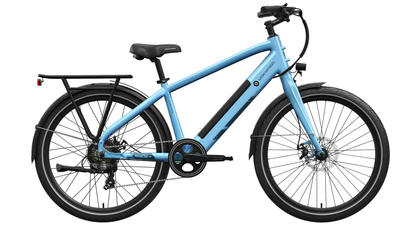 Fall Clearance Sale - Mesa Lite E-Bike with Free Basic 5 Accessory Pack ( $355 Value for Free! ) Includes Front/Back Fenders, & Rear Rack.