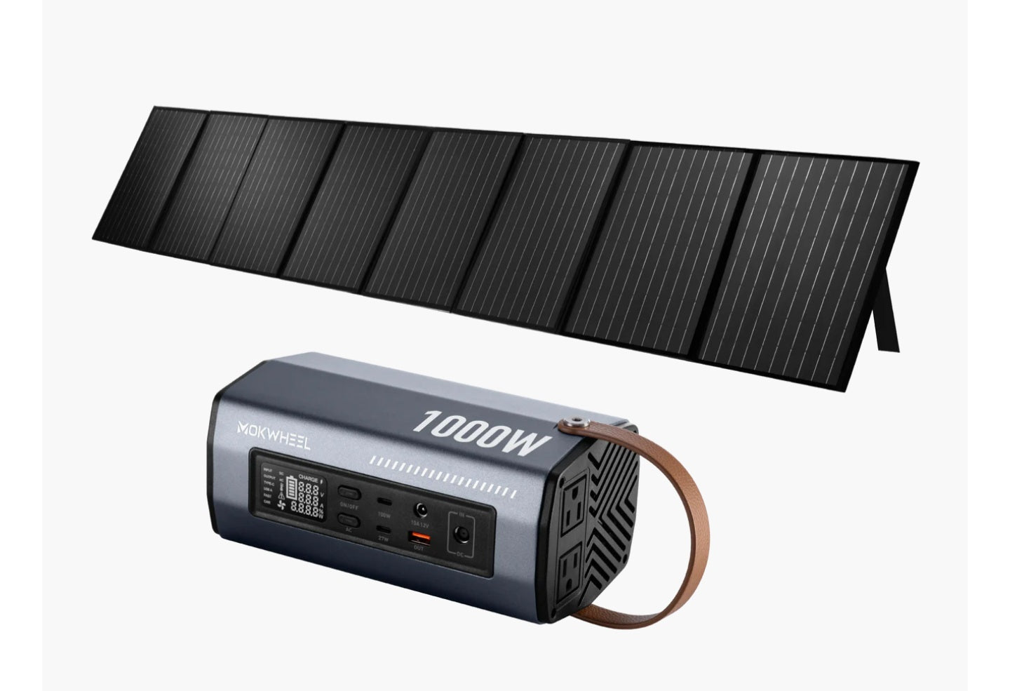 Power Station E-Bike Inverter with 230 watt portable folding Solar Panel